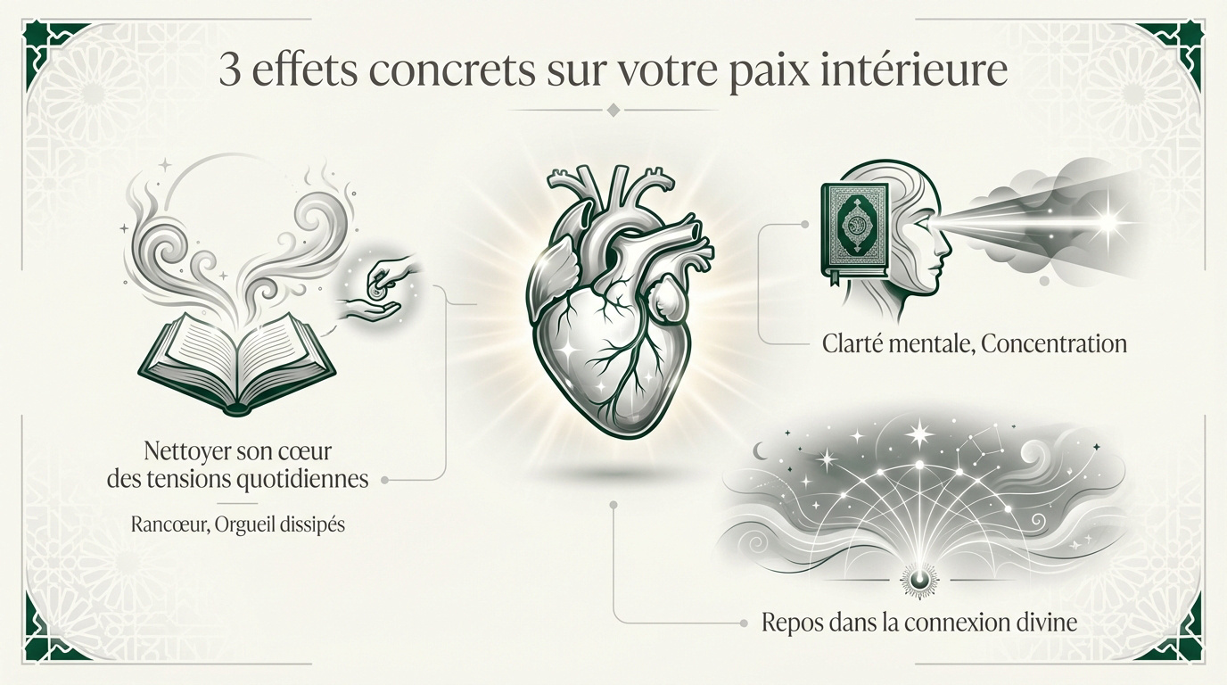Sérénité et lecture du Coran pour la paix intérieure