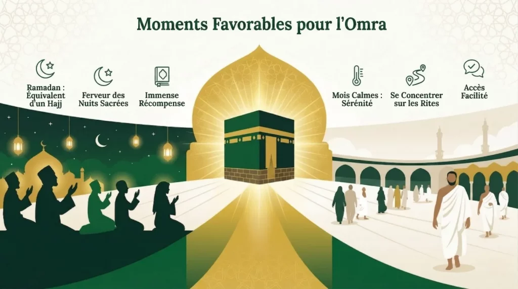 Quand faire la omra | Guide 2026 : prix, climat et avis