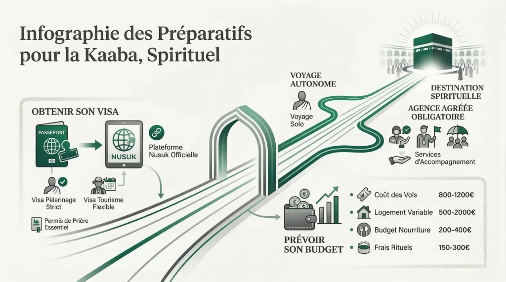 Préparatifs administratifs et financiers pour le pèlerinage à la Mecque