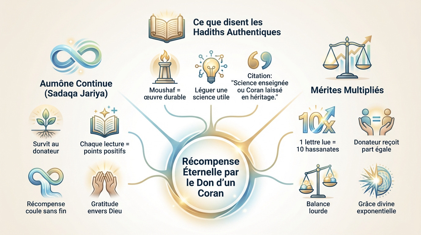 Don d'un Coran pour une récompense éternelle