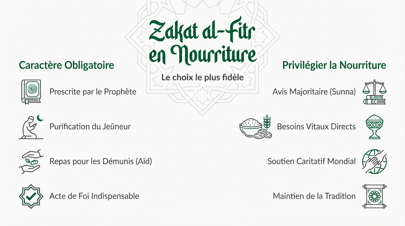 Distribution de zakat al fitr en nourriture