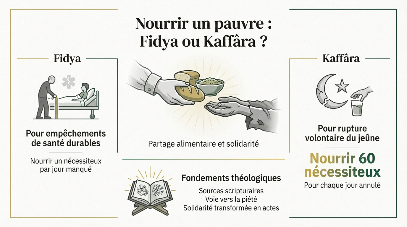 Distribution de repas pour nourrir un pauvre pendant le Ramadan