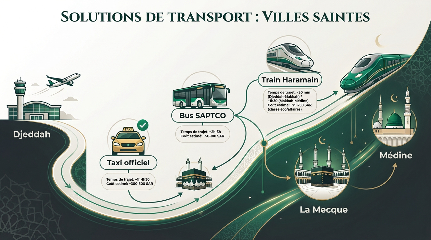 Train à grande vitesse Haramain reliant les villes saintes en Arabie Saoudite
